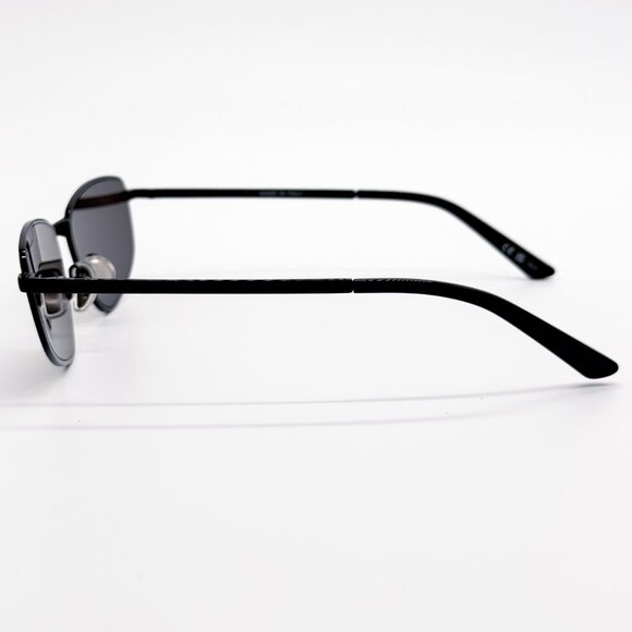 NEW BALENCIAGA BB0277S 001 SUNGLASSES UNISEX BLACK GREY OVAL EYEWEAR - Picture 10 of 14